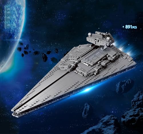 Star Wars Destructor Estelar Clase Victory de Construcción Kit,891 Piezas Juguete de Colección Regalos para Niños y Niñas Maqueta de Construcción,Compatible con Lego A