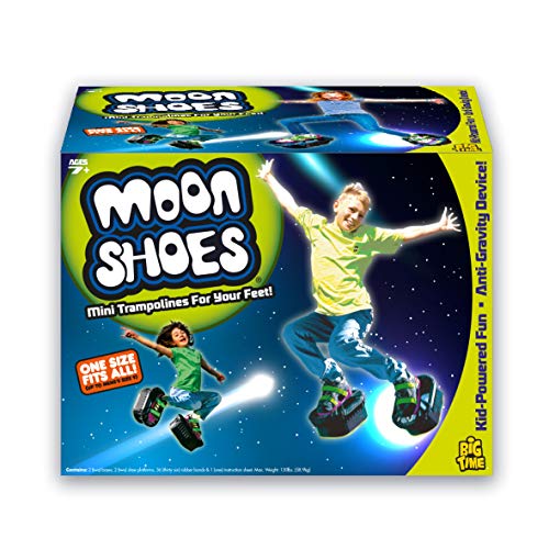 Stay Active MOON Shoes Strap on Self Centering Foam Shoe, Non-Skid - Mini Trampolines for Feet: Indoor / Outdoor Activity Toy for Boys & Girls