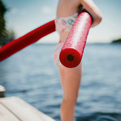 Swimming Pool Noodle Floats for Adults, 60" Pool Noodles Foam Tube, Large Hollow Foam Pool Swim Noodles, Floating Pool Accessories