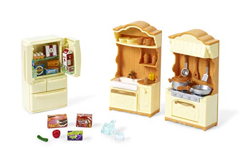 Sylvanian Families - 5339 - Set de salón de hogar + 5341 - Set de Cocina