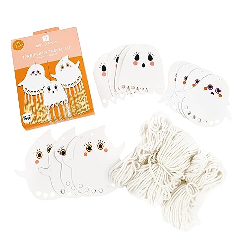 Talking Tables | Halloween Kids Crafts Kit DIY Paper Arts and Craft Activity Make Your Own Gift Bunting Hanging Party Decorations | No Scary Plastic Here | Product Reutilizable & Packaging Reciclable