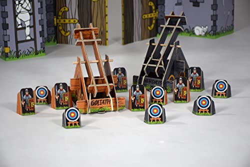 The Toy Tribe Build and Play Catapult Champions - Cartón, juegos, juguetes sin plástico