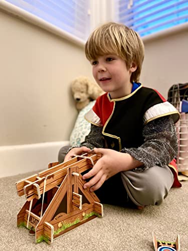 The Toy Tribe Build and Play Catapult Champions - Cartón, juegos, juguetes sin plástico