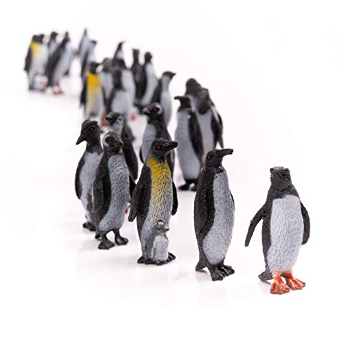 THE TWIDDLERS 48 Piezas Juguetes de Pingüinos - Realistas Figuras de Pingüino | Educativo Figura de Juguete para Niños