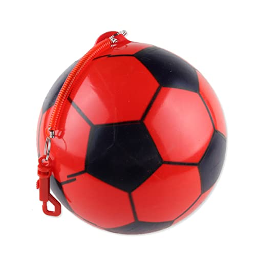 TOYANDONA 2 Piezas Entrenador De Balón De Fútbol Atado Practicar Fútbol En Solitario Lanzar Entrenador De Fútbol Pelota De Entrenamiento Bungee Soplar La Pelota Elástico Niño Pequeño