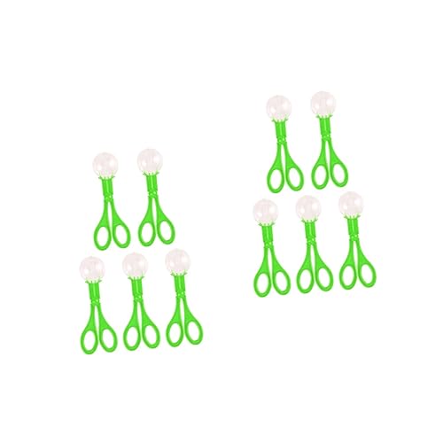 Toyvian 10 Piezas Trampa De Insecto Clip Para Hacer Bolas De Nieve Bichos Abrazadera Pinza Recogedor Moldes De Bolas De Arena Caja De Ciencia El Plastico Exterior Niño Cuchara