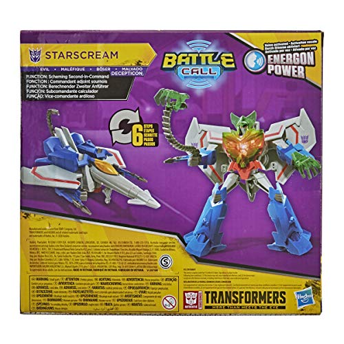 Transformers Cyberverse Adventures: Battle Call Trooper Starscream Figura