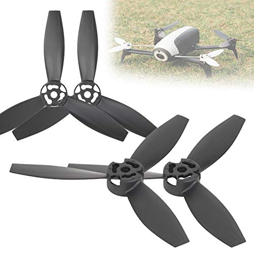 VGEBY RC Airplane Propeller 4pcs RC Propeller Accesorio Modificado Reemplazo de Accesorio para Bebop 2 Drone(Negro)