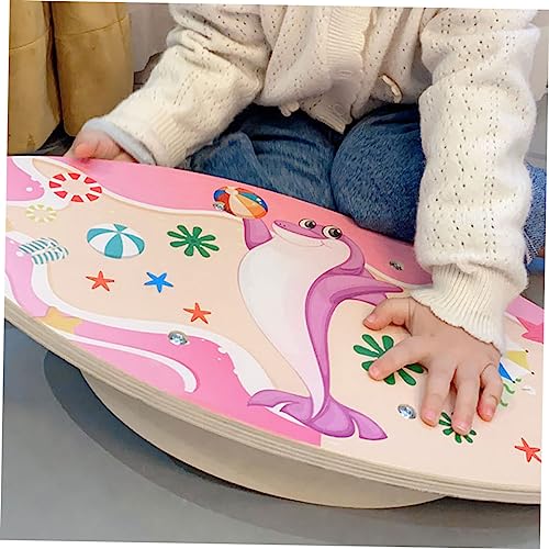 VICASKY Tabla De De Juego para Niños Chicos Raros Juguetes para Niños Tablero Oscilante De Madera Tabla De De Mono Cosas Raras Juguete Leñoso Juguetes para Niños