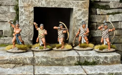 Wargames Atlantic - Renacimiento: Guerreros Aztecas (30 figuras de plástico duro de 28 mm)