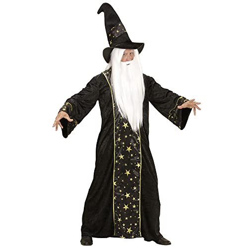 WIDMANN 15229 Costume Mago, Fantasía Nero, XXL #152B