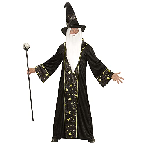 WIDMANN 15229 Costume Mago, Fantasía Nero, XXL #152B