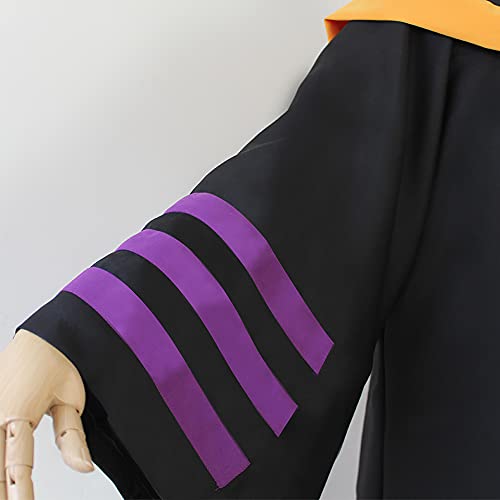 xHxttL Anime Assassination Classroom Korosensei Disfraz de Cosplay, Koro Sensei Trajes de Cosplay Uniformes Capa unisex para hombres Mujeres Fiesta de carnaval de Navidad de Halloween