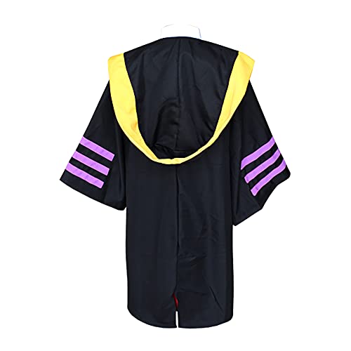 xHxttL Anime Assassination Classroom Korosensei Disfraz de Cosplay, Koro Sensei Trajes de Cosplay Uniformes Capa unisex para hombres Mujeres Fiesta de carnaval de Navidad de Halloween