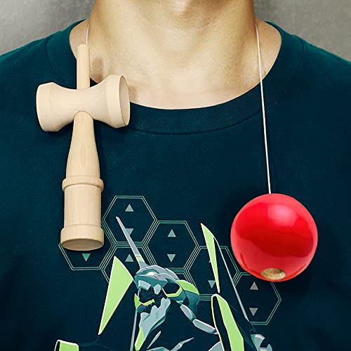 XiXiRan Kendama, Kendama Rojo, Kendama Profesional, Juguetes Kendama, Juego de Habilidad, Mejorar la Capacidad Cognitiva, los Reflejos, Mejorar el Equilibrio, Regalo de Cumpleaños