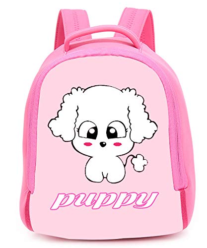 XTYZY Impresión Bolsa para niños Kindergarten Mochila pequeña Neopreno impermeable Pony lindo Niños Mochila escolar para niños y niñas Mochilas para bebés