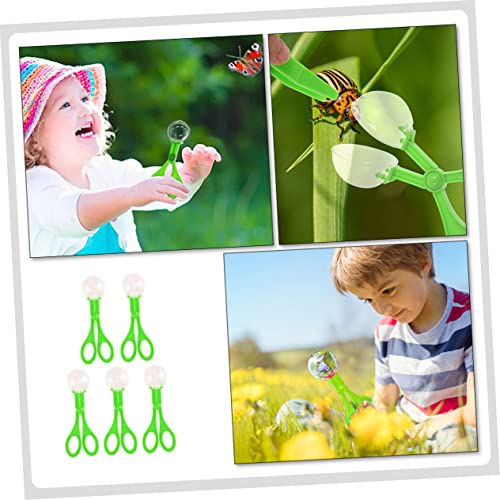 Yardwe 5 Piezas Trampa De Insecto Bichos Atrapando Tijera Bicho Cazador De Bichos Clip para Hacer Bolas De Nieve Criatura Receptora Recogedor Coleccionista Niño El Plastico Exterior