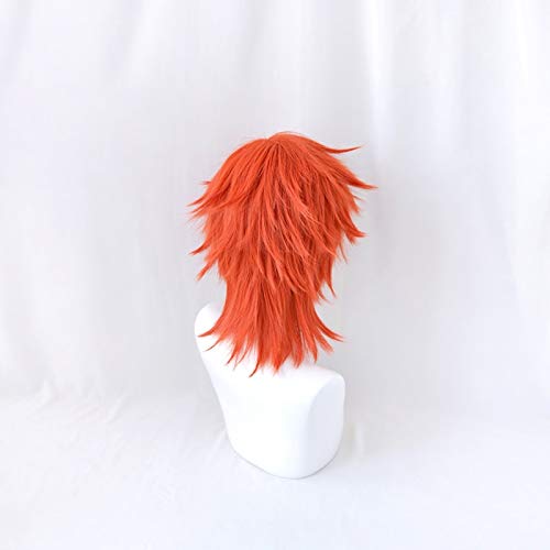 ydound 2022 Fuego Emblema Tres Casas Sylvain Jose Gautier Wig Short Short Cosplay Cosplay Traje Resistente al Calor Pelucas de Cabello sintético